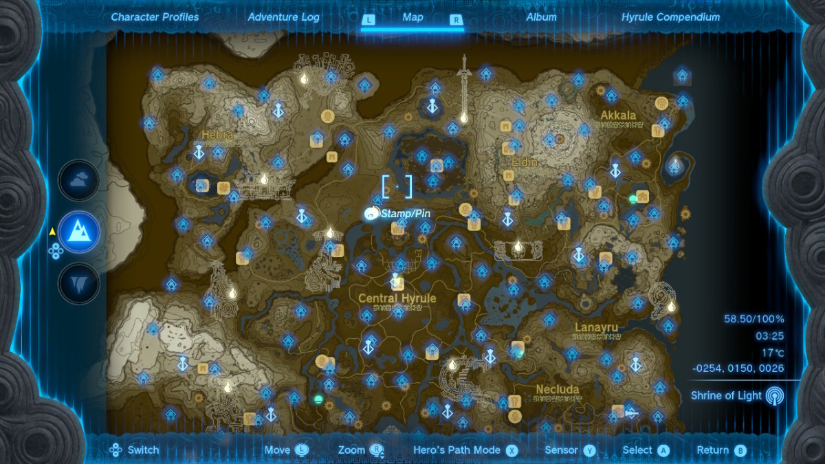 shrine locations totk