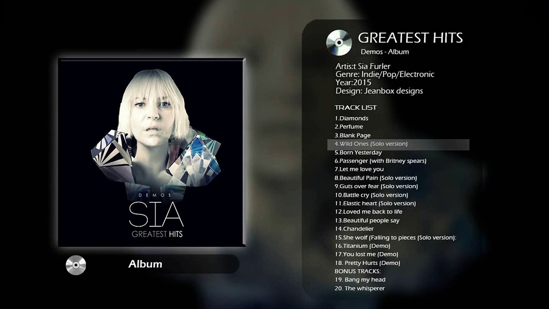 sia greatest songs