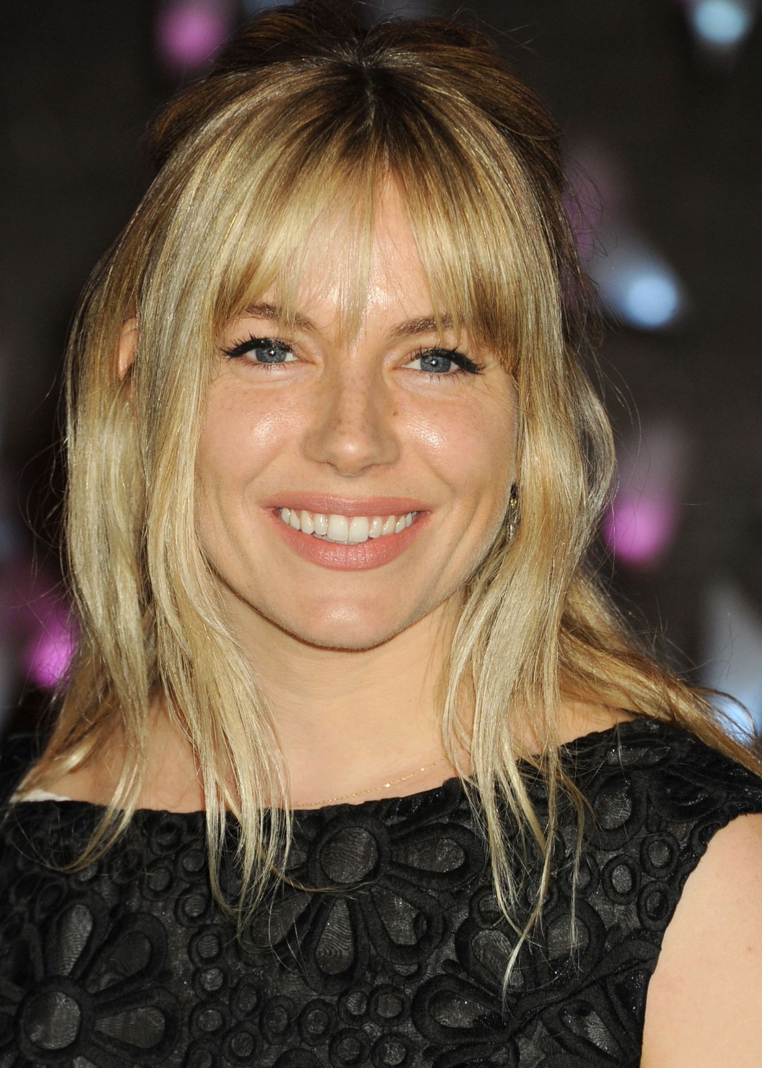 sienna miller with bangs