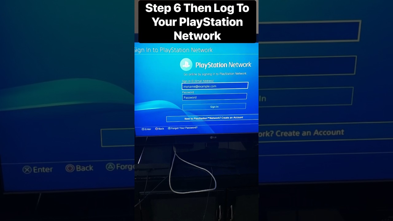 sign in to playstation network