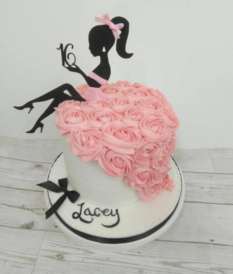 silhouette cake topper