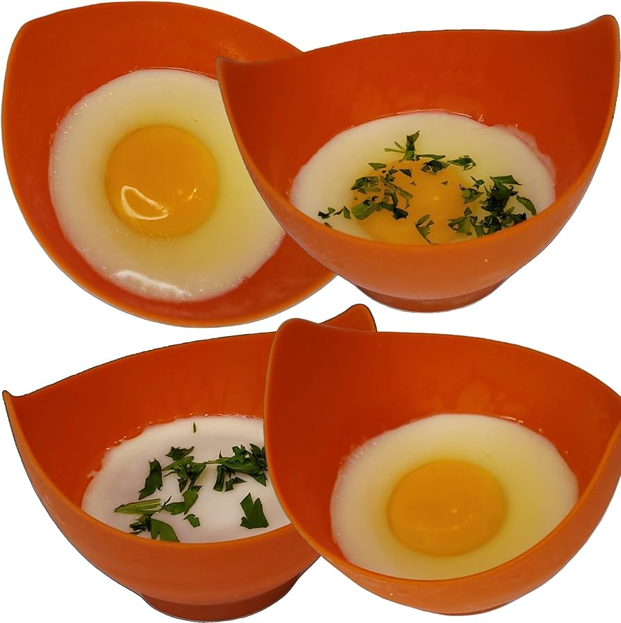 silicone egg poacher cups