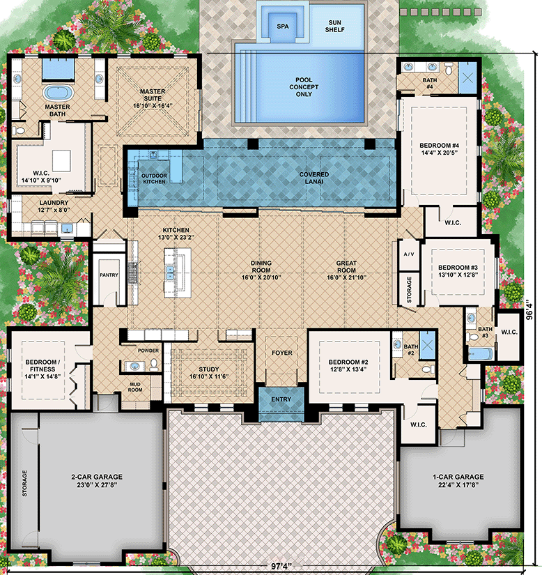 sims 4 5 bedroom house layout