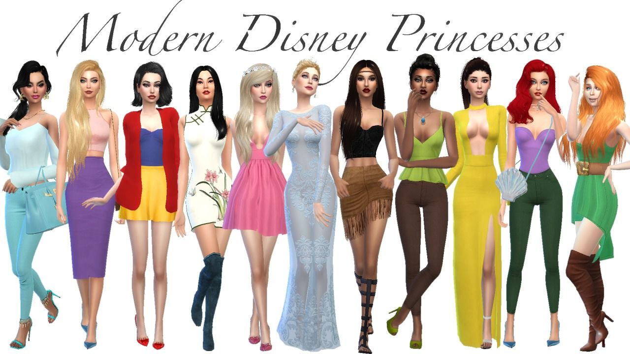 sims 4 disney princess cc