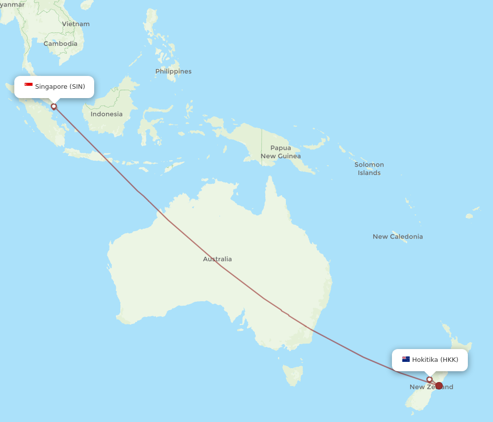 singapore to new zealand flight hours