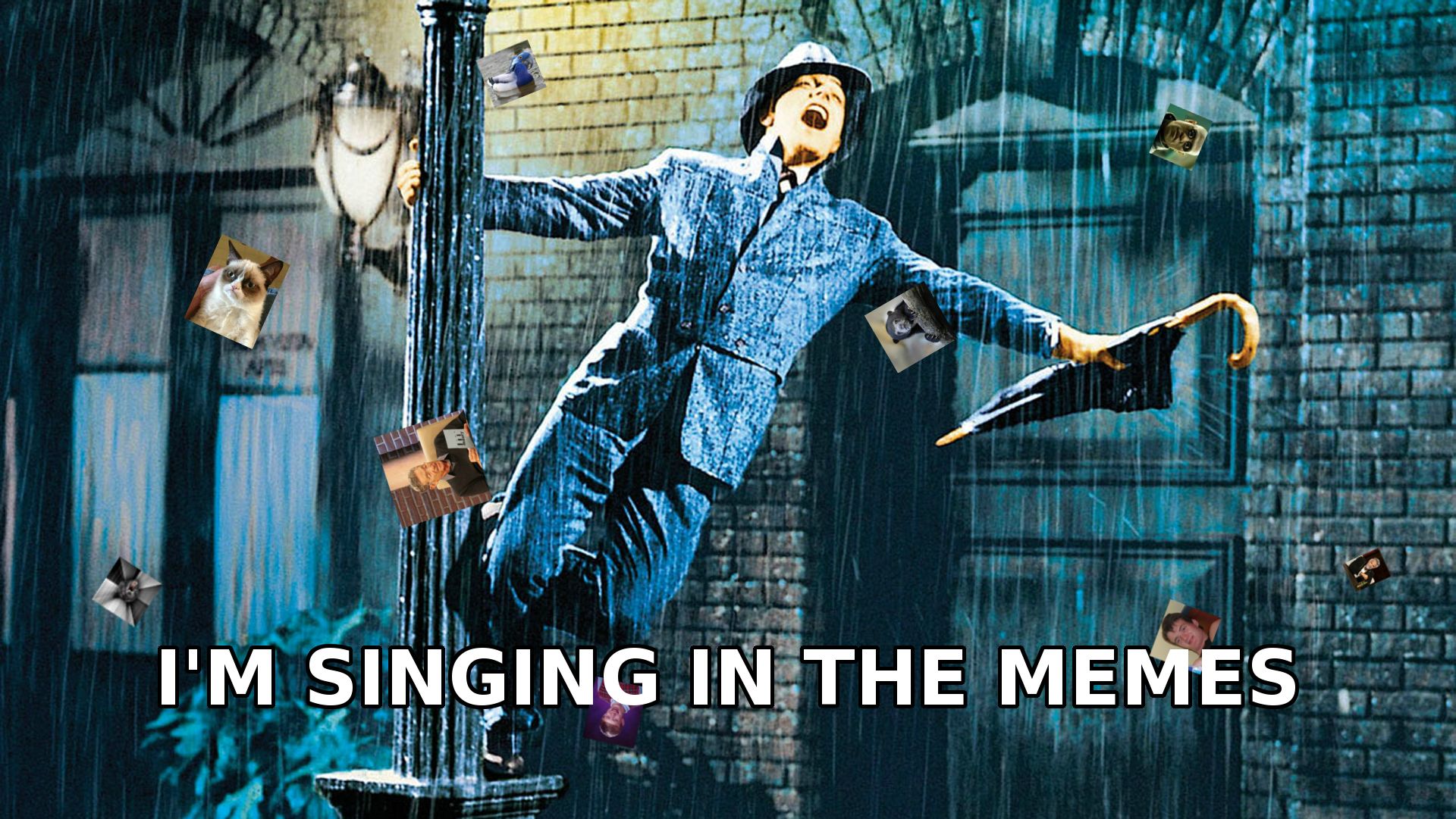 singing in the rain meme