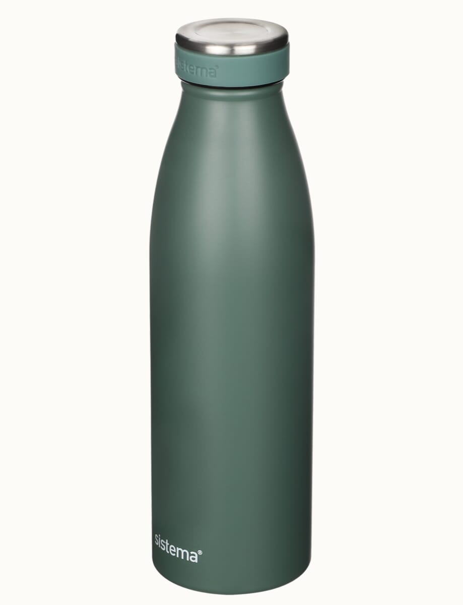 sistema metal water bottle