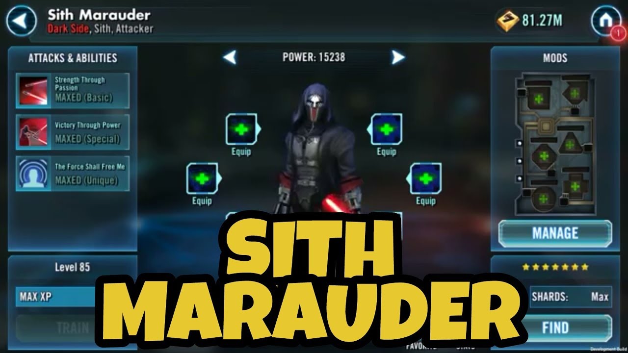 sith marauder mods