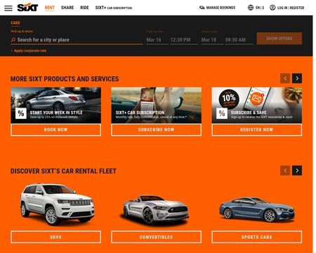 sixt car rental reviews