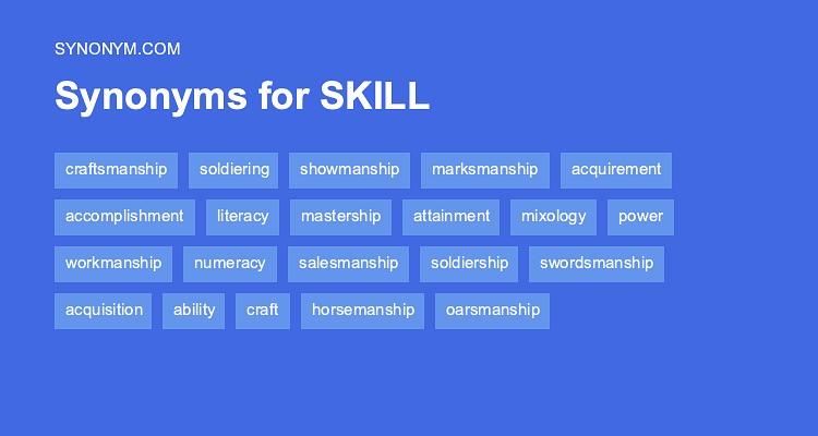 skills synonyms