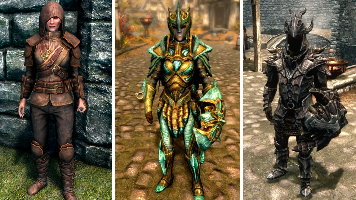 skyrim light armor list