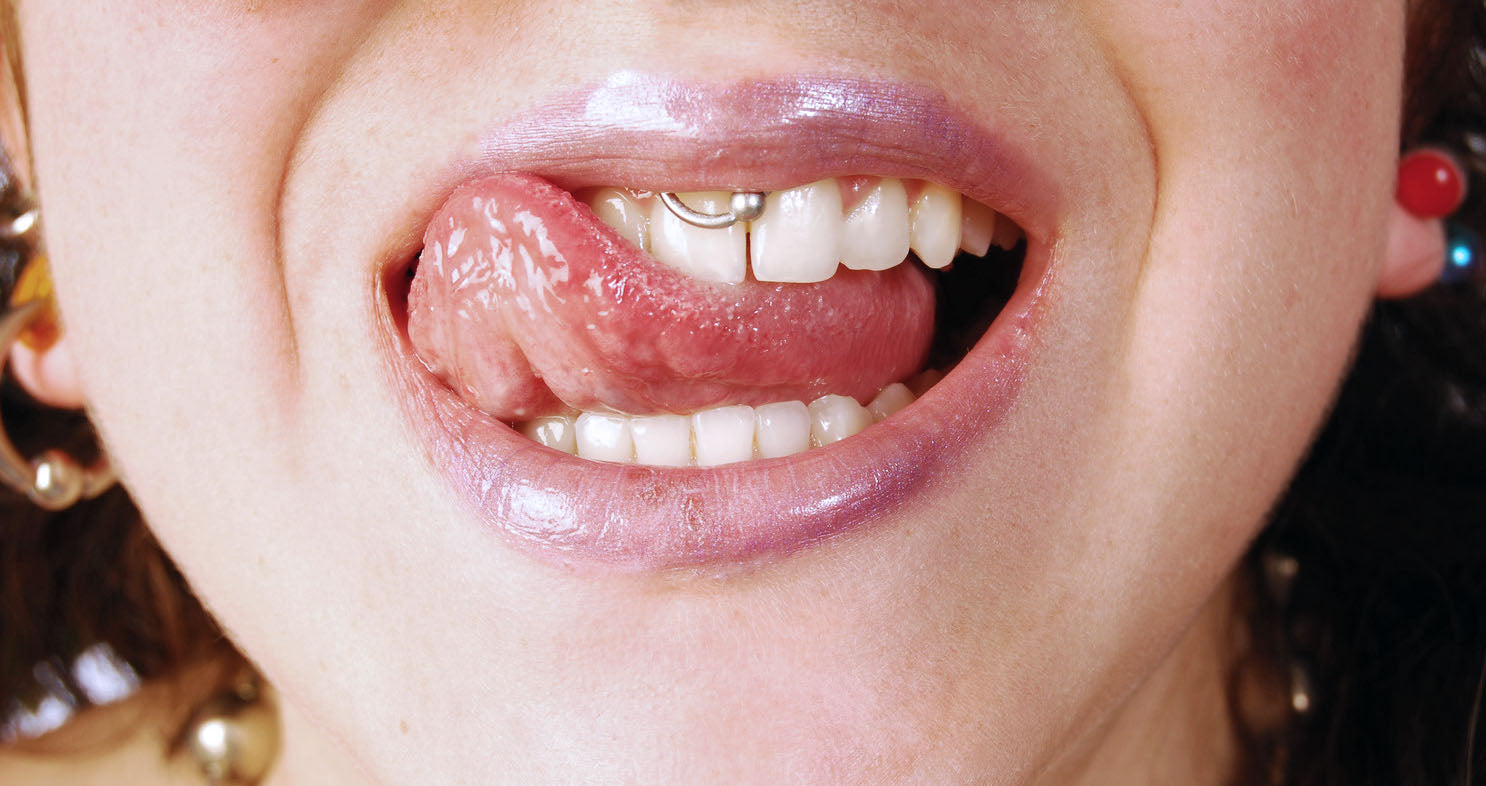 smiley piercing for men