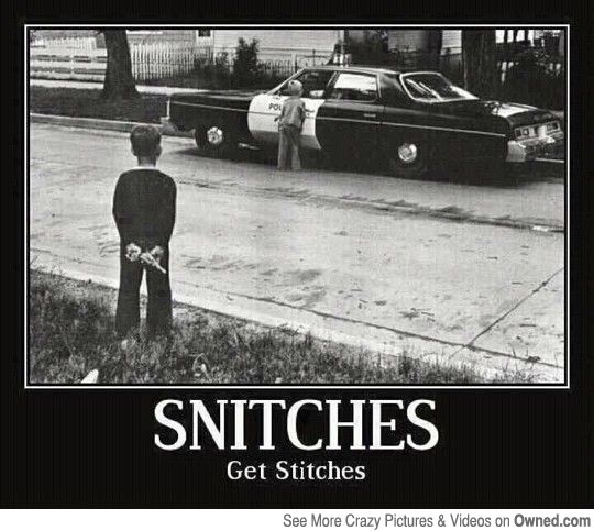 snitches get stitches meme