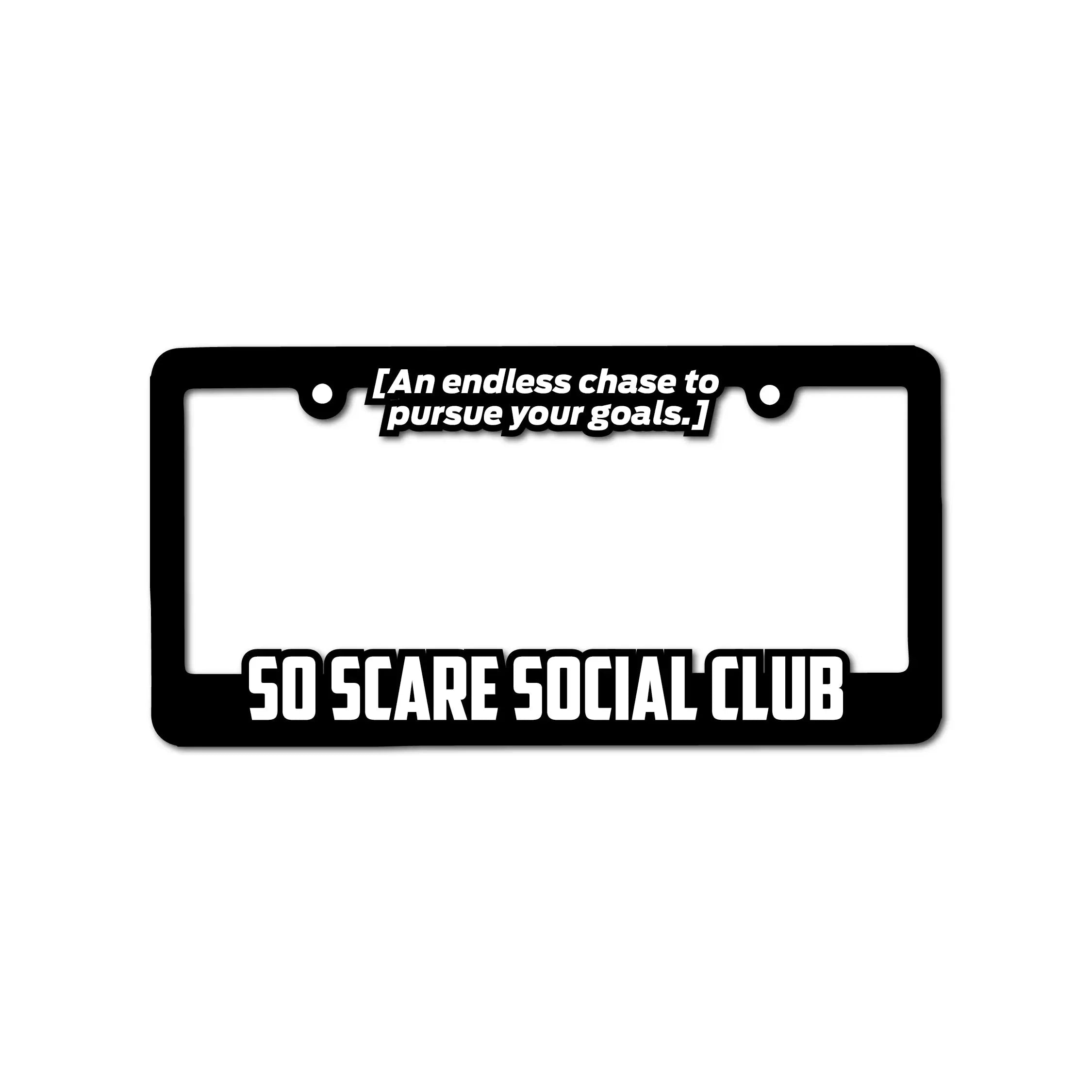 social club license plate