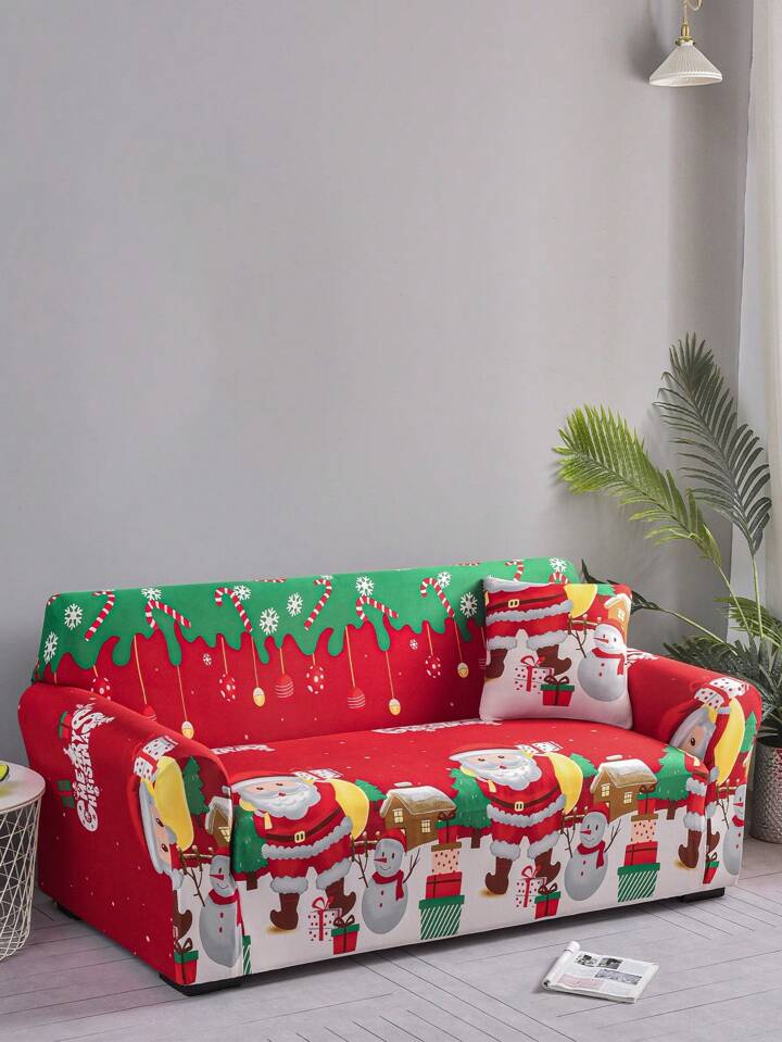 sofa cover christmas