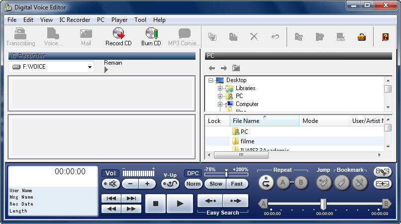 sony ic recorder software