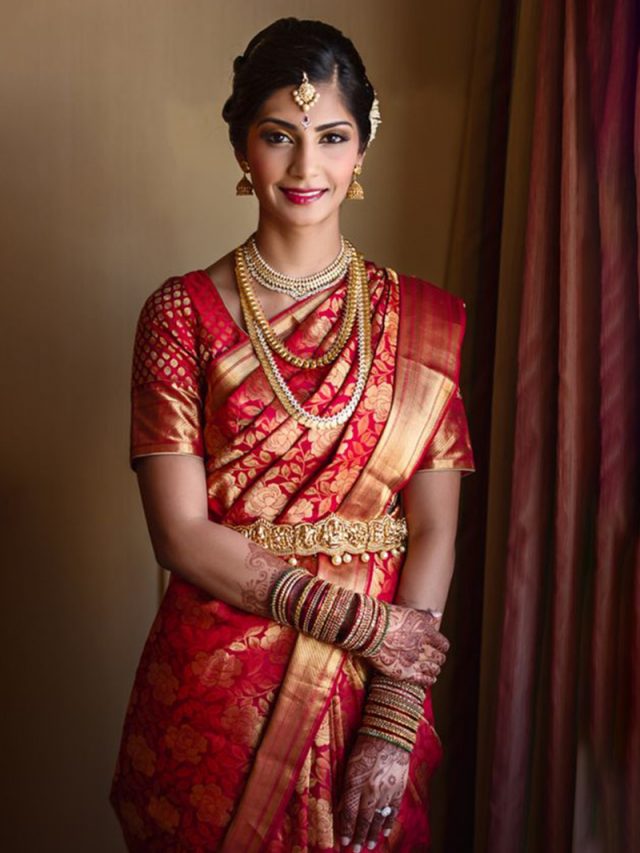 south indian makeup with saree