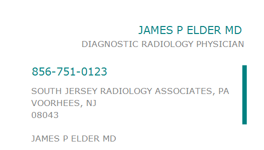 south jersey radiology npi