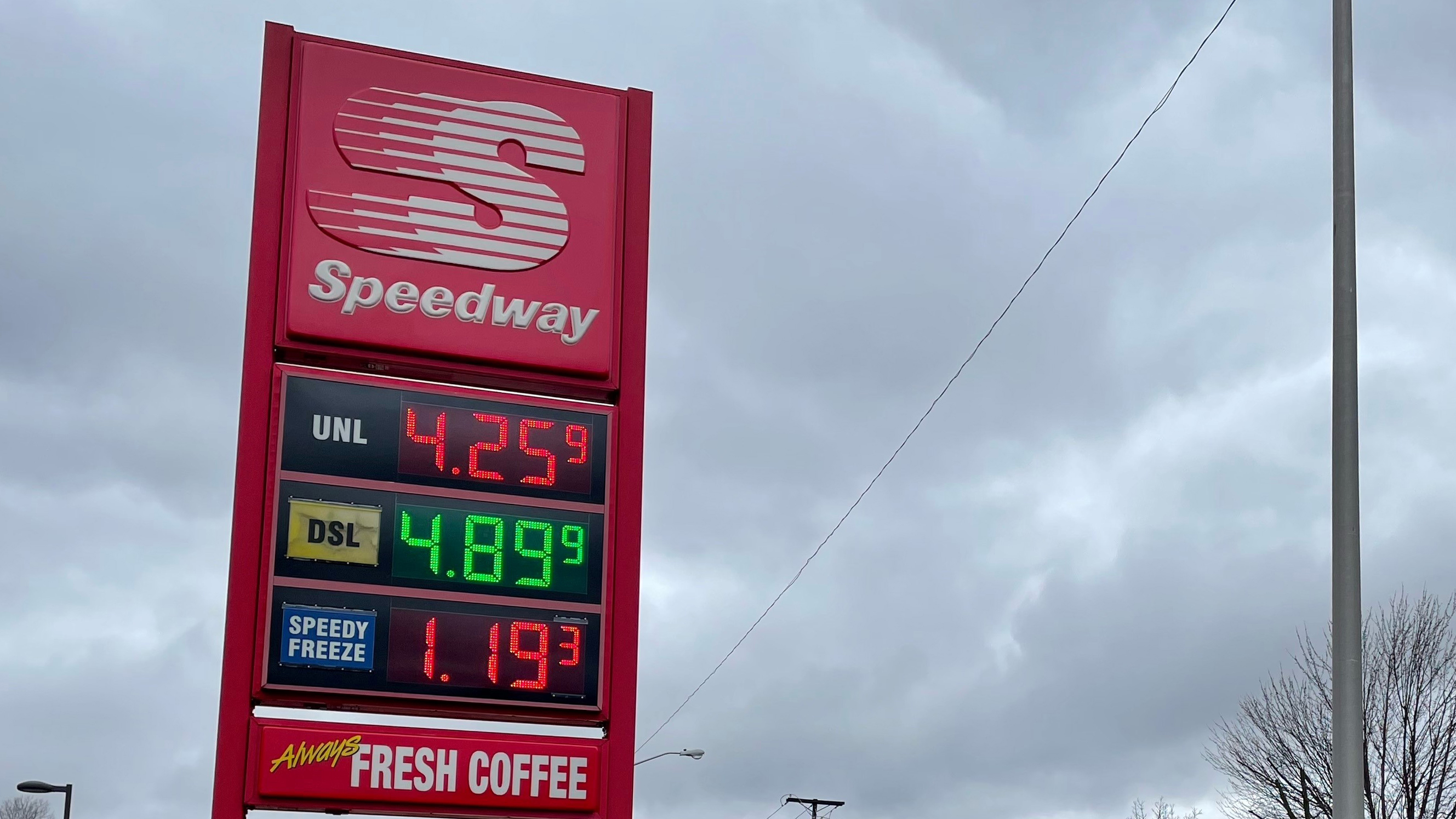 speedway gas price near me