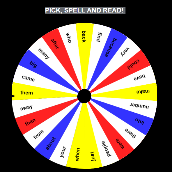 spin wheel decide