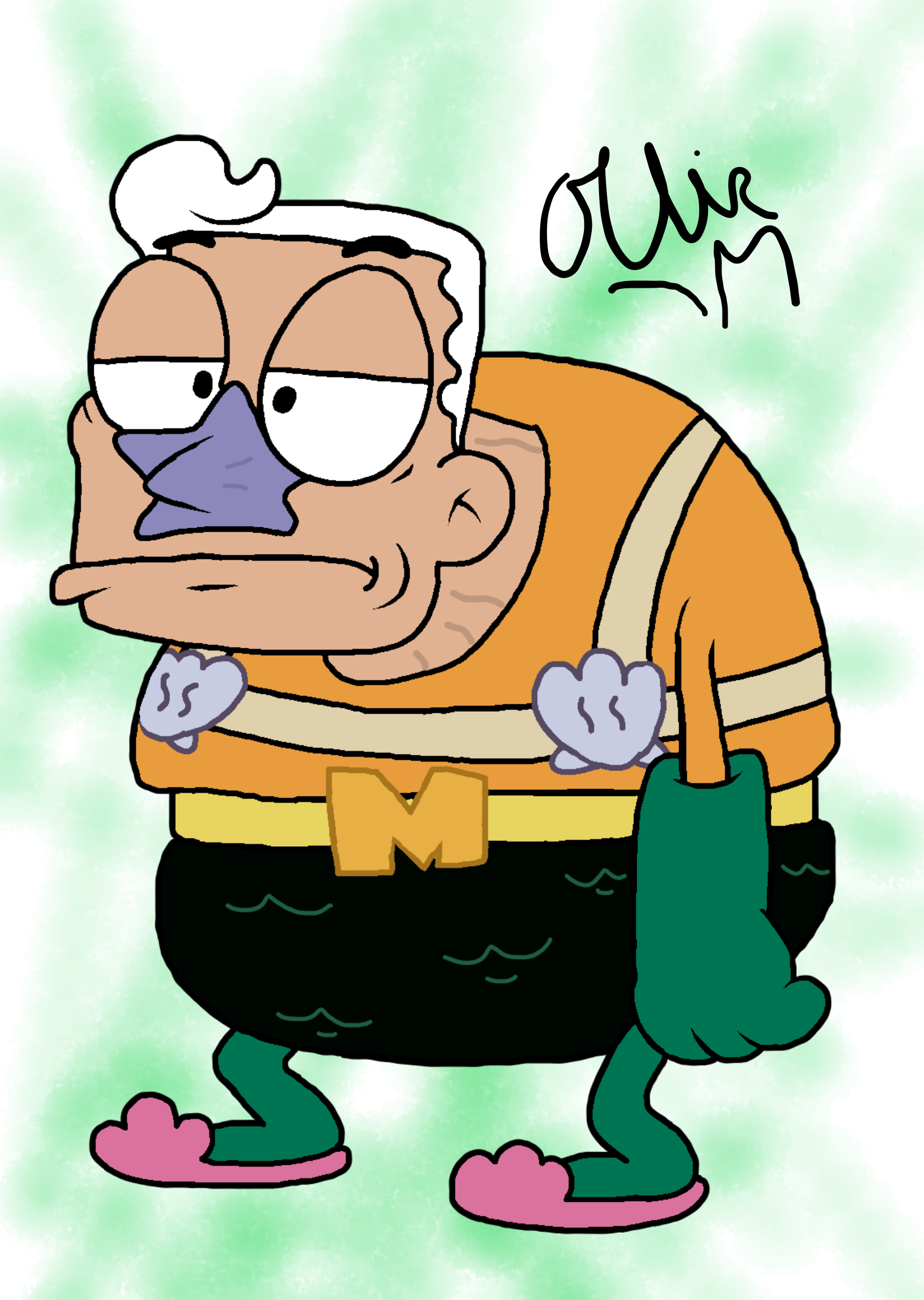 spongebob mermaid man