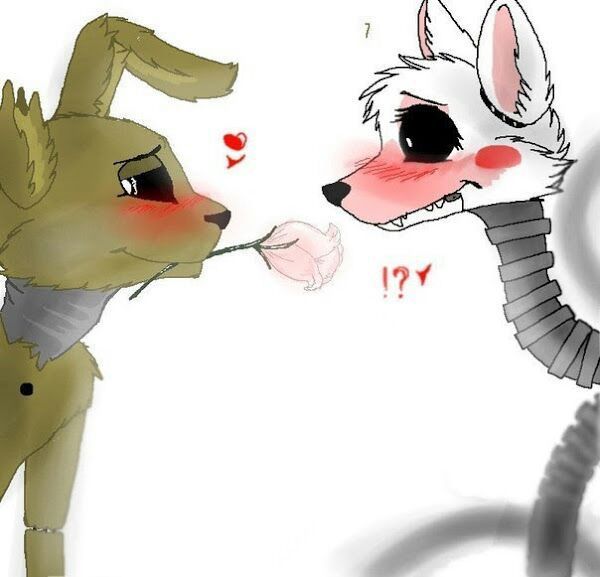 springtrap x mangle kiss