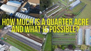 square feet in quarter acre