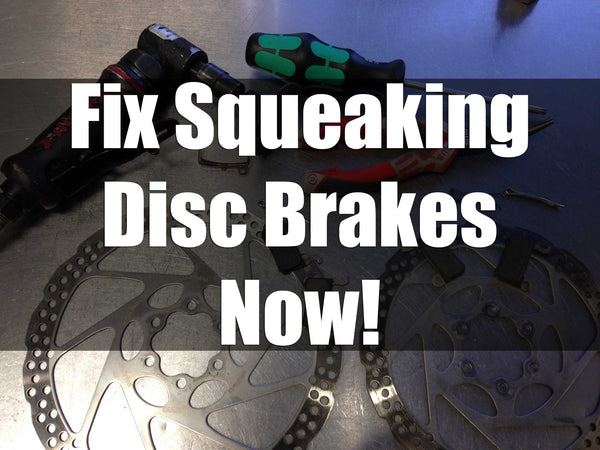 squeaky disc brakes bicycle