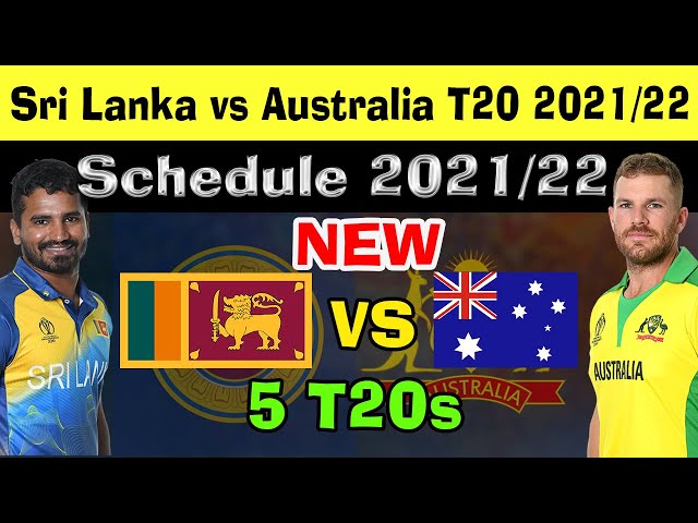 sri lanka vs australia t20 2022 schedule