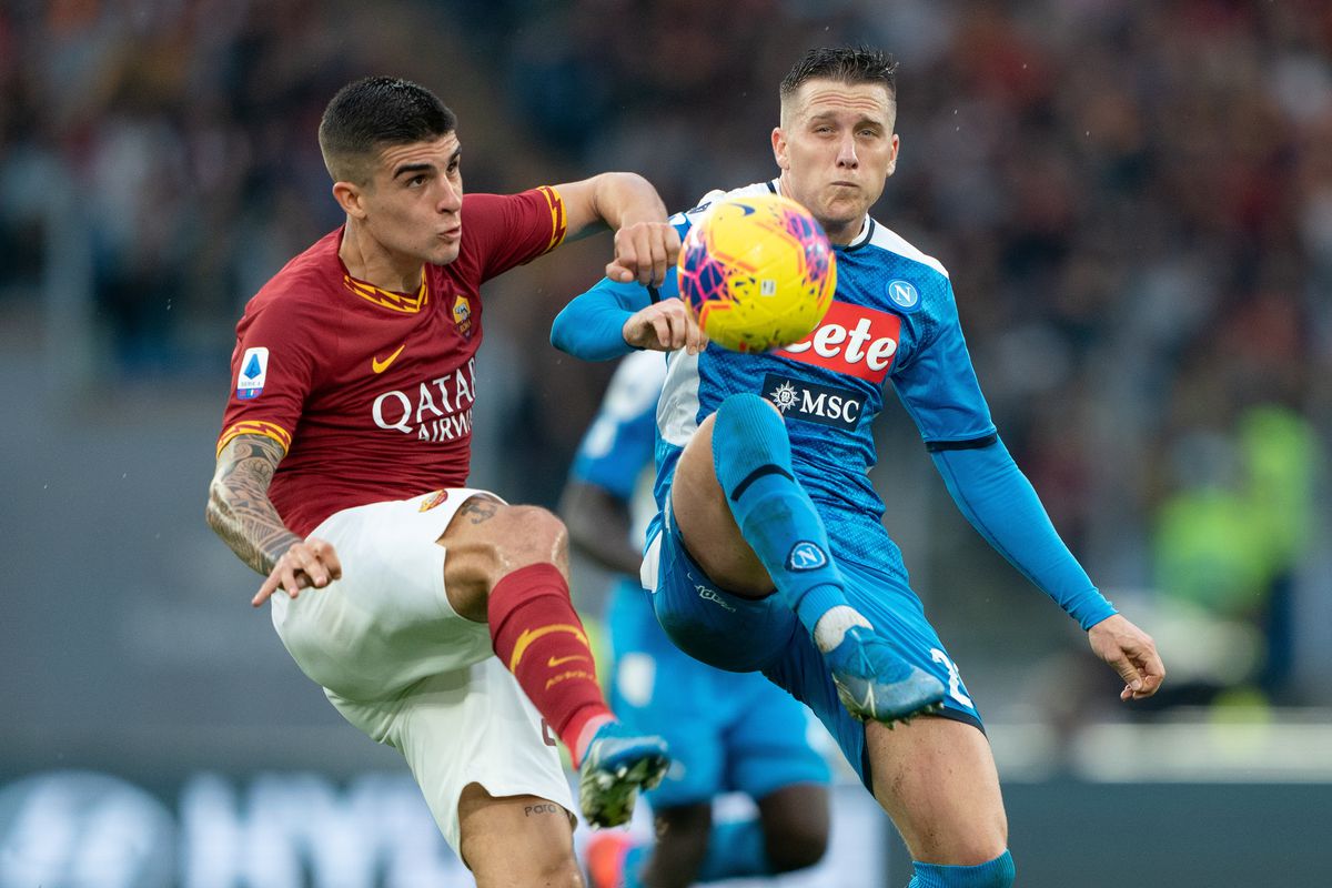 s.s.c. napoli vs a.s. roma lineups