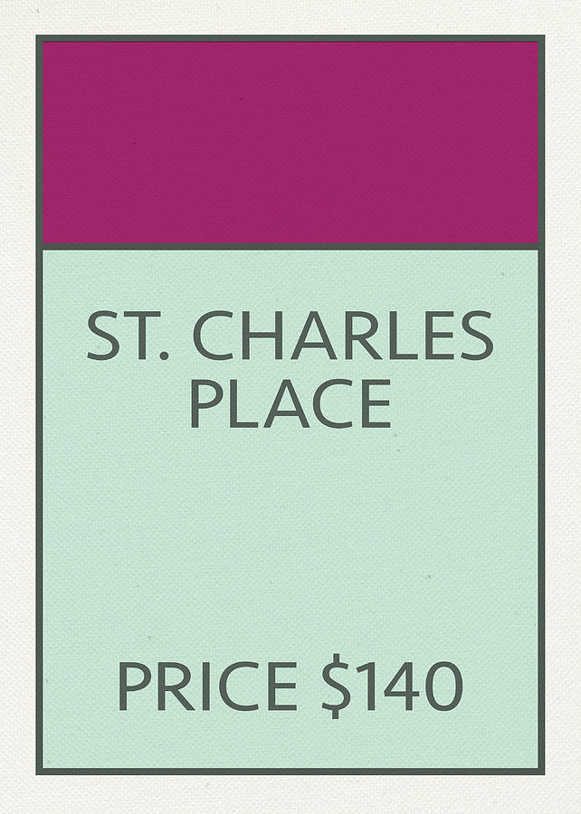 st charles place monopoly card