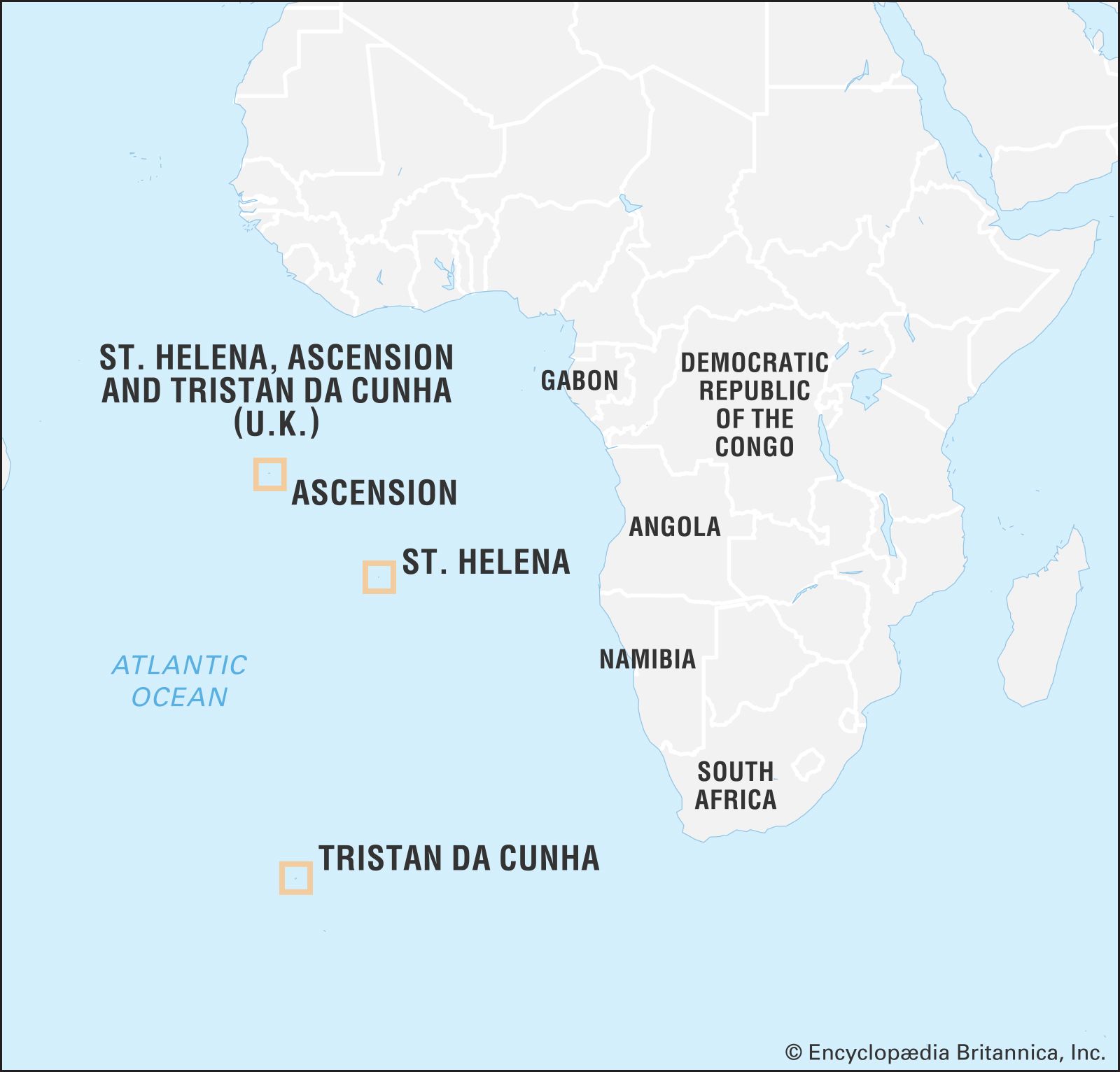 st helena ascension and tristan da cunha