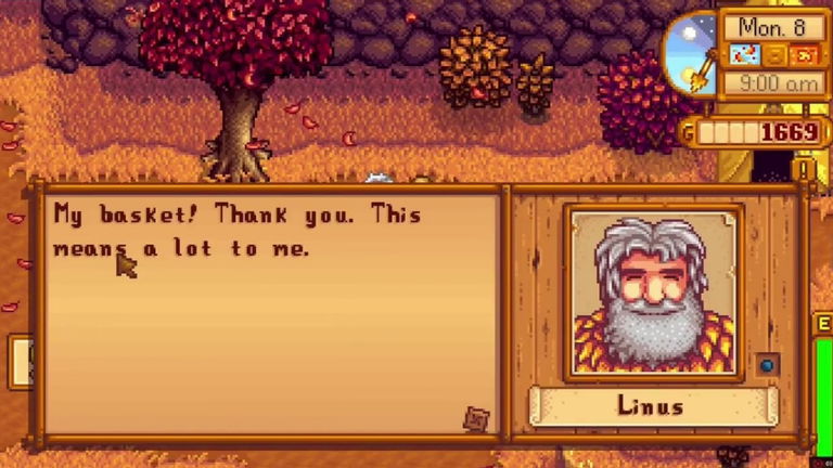 stardew valley linus