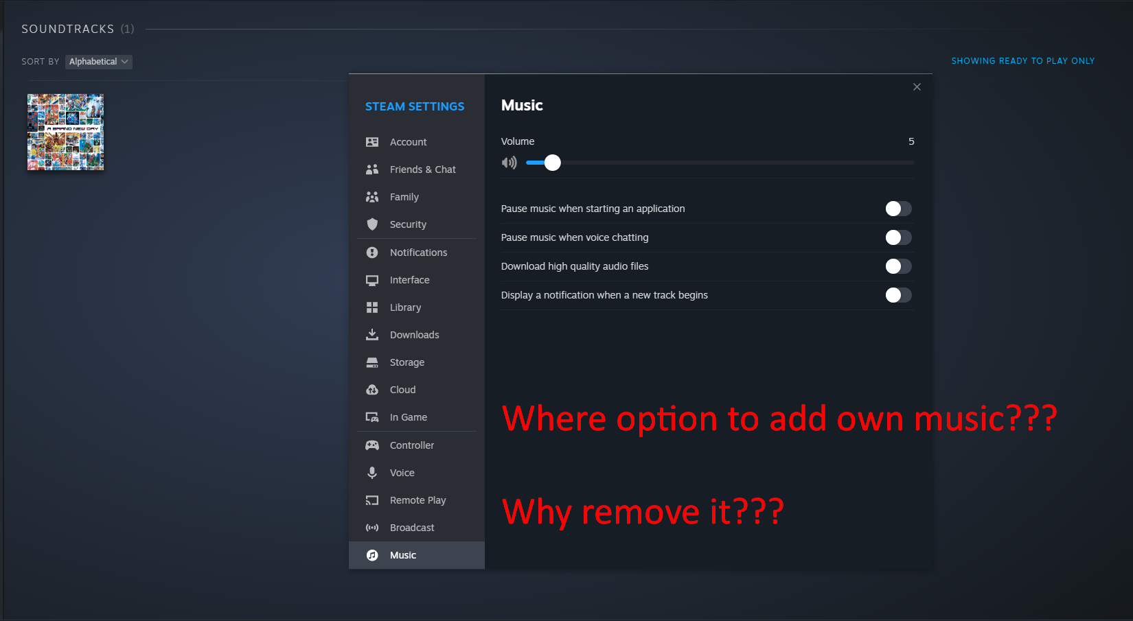 steam music player 2023