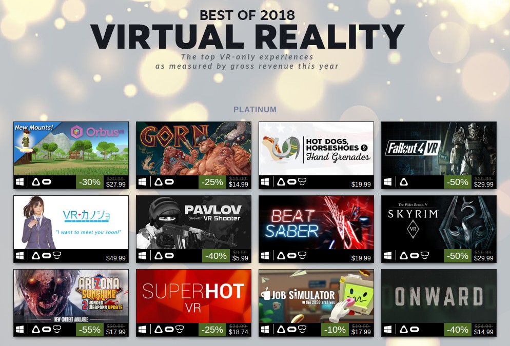 steam vr games