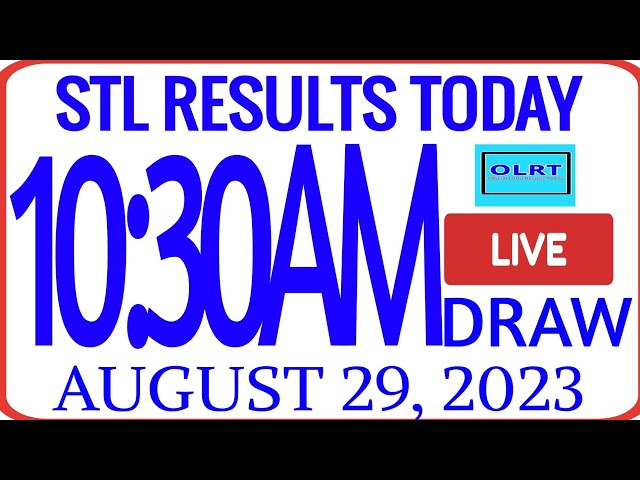 stl result august 29 2023