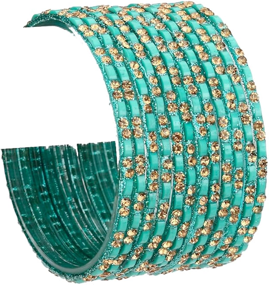 stone glass bangles