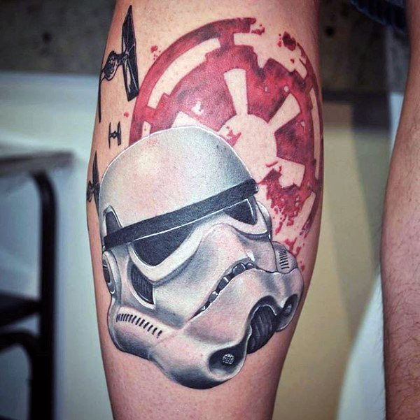 stormtrooper helmet tattoo