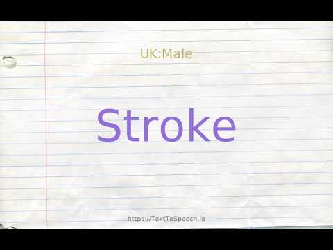 stroke thesaurus