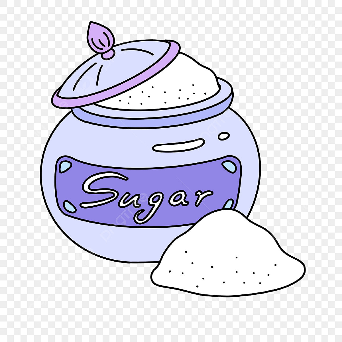 sugar clipart