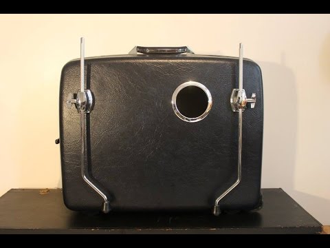 suitcase bass drum