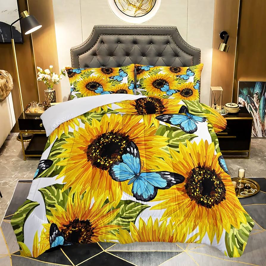 sunflower sheet set