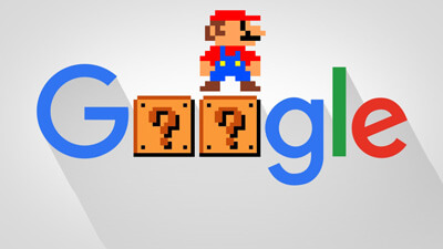 super mario bros google easter egg