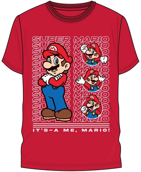 super mario red shirt