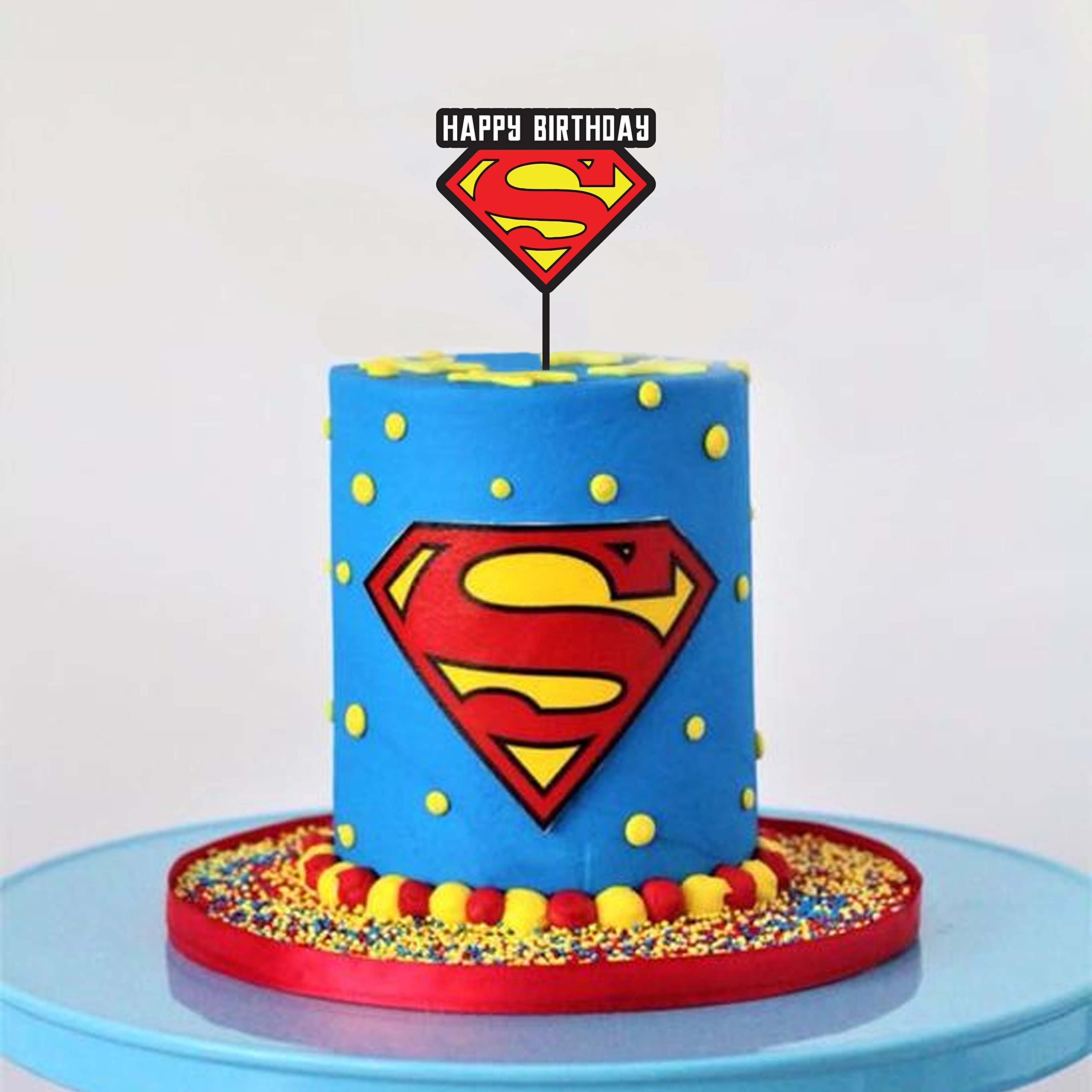 superman cake decoration