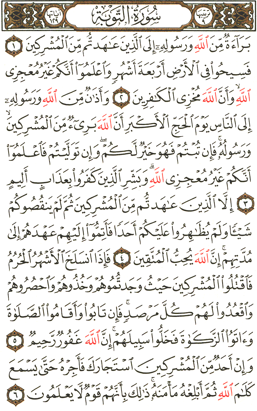 surah tawbah