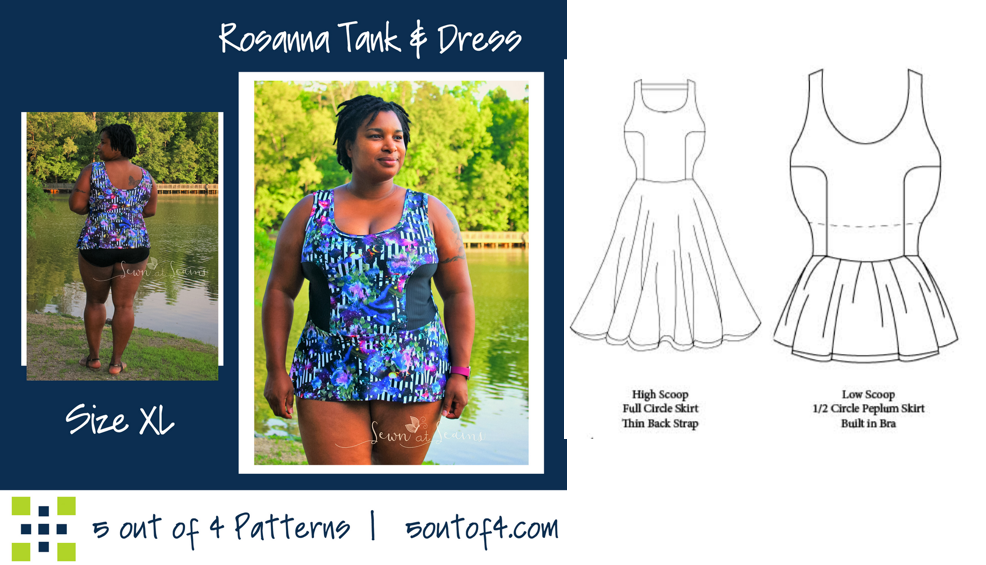 swim dress sewing pattern