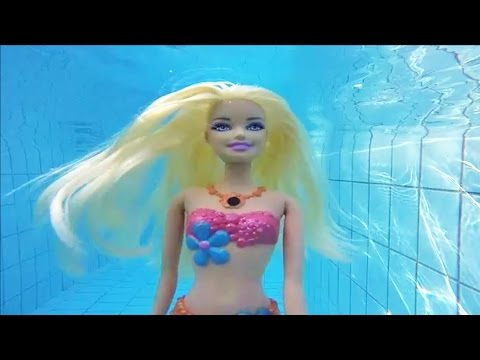 swimming mermaid doll