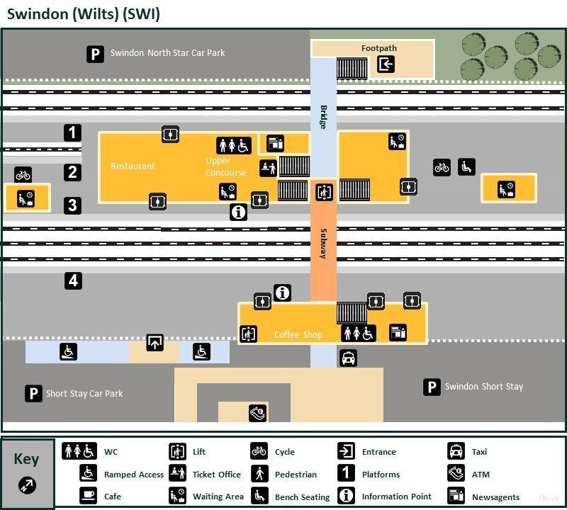 swindon train station departures