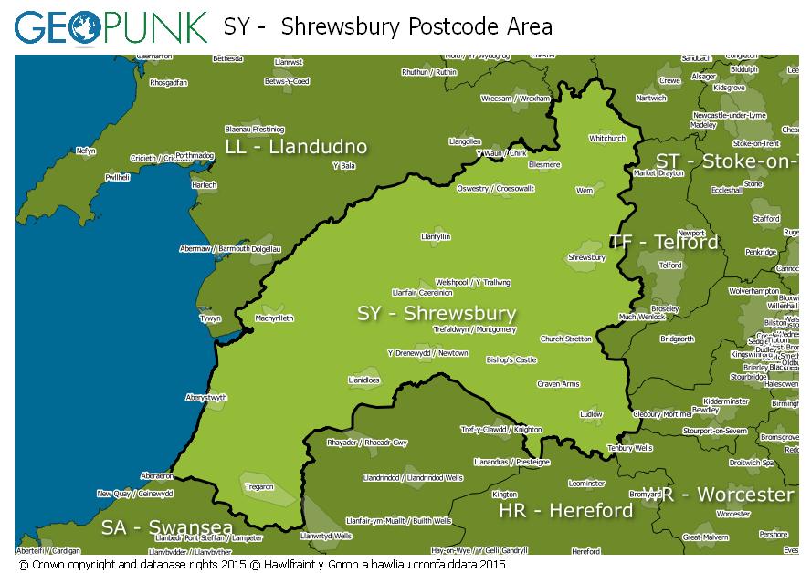 sy postcodes